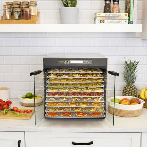 Excalibur 10 Tray Commercial Food Dehydrator with Two 99-Hour Timers, Stainless Steel - EXC10-EL - Foodcraft Online Store