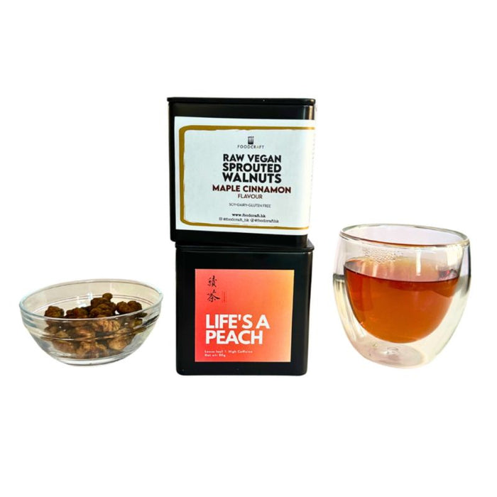 Foodcraft X More Tea CNY Gift Set - Maple Cinnamon Walnut and Peach Tea