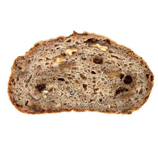 Gluten Free Soft Sourdough Bread with Walnut & Raisin - 1lb