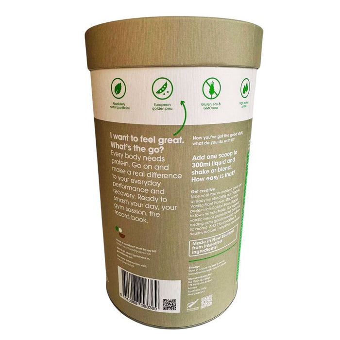 Go Good Plant Protein Isolate + Organic Vanilla - Foodcraft Online Store