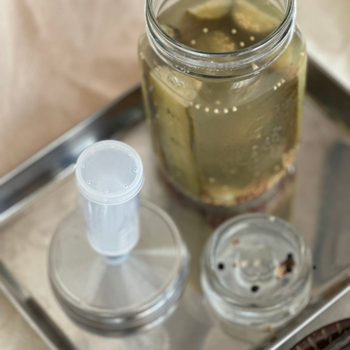 Hydrolock Mason Jar Set for Airlock Fermenting and Brewing