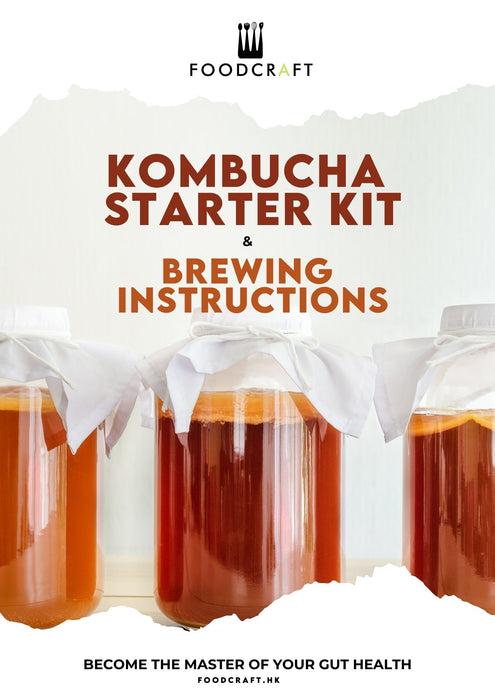 Brewing Instructions for Kombucha Starter Kit