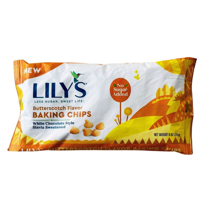 Lily's Stevia Sweetened Butterscotch Baking Chips - 255g - FoodCraft Online Store 