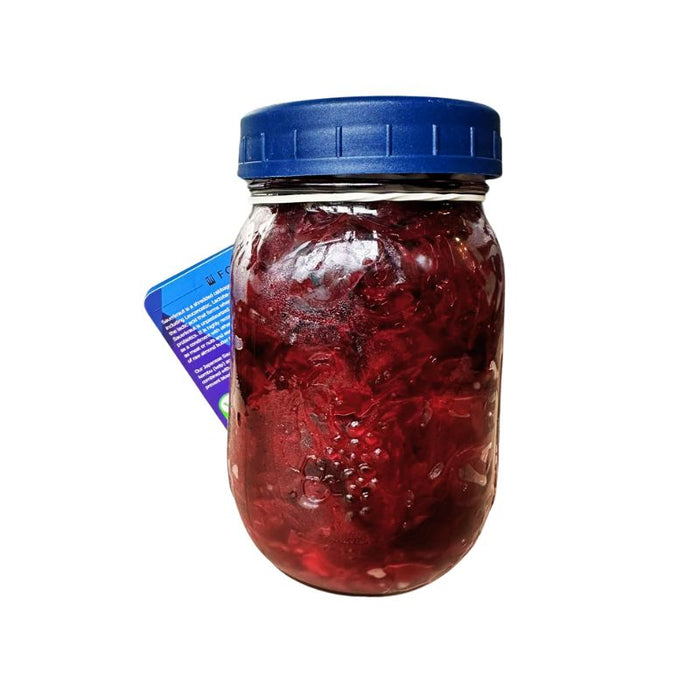 Unpasteurized Organic Living Red Cabbage Sauerkraut - Foodcraft Online Store