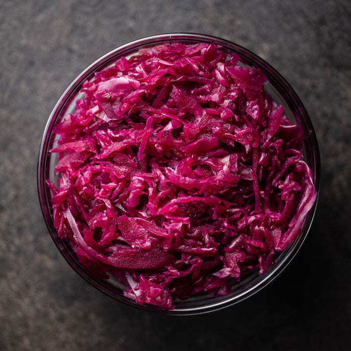 Unpasteurized Organic Living Red Cabbage Sauerkraut - Foodcraft Online Store