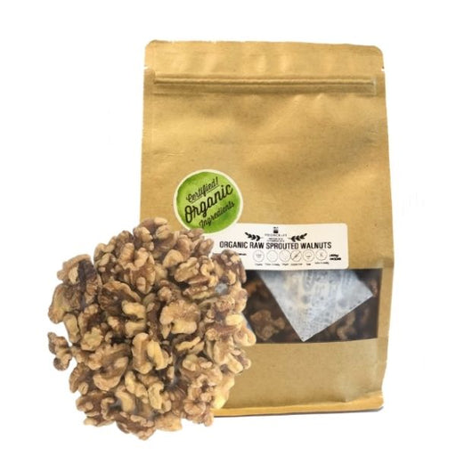 Organic Raw Sprouted Walnuts - 400g - FoodCraft Online Store 