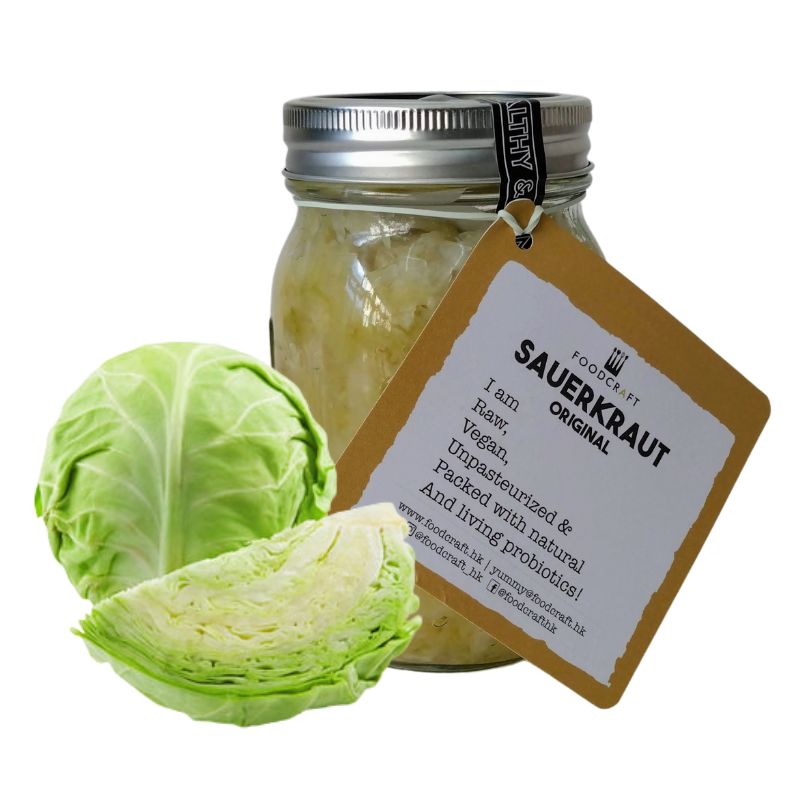 Unpasteurized Living Original Sauerkraut 400g — FoodCraft Online Store